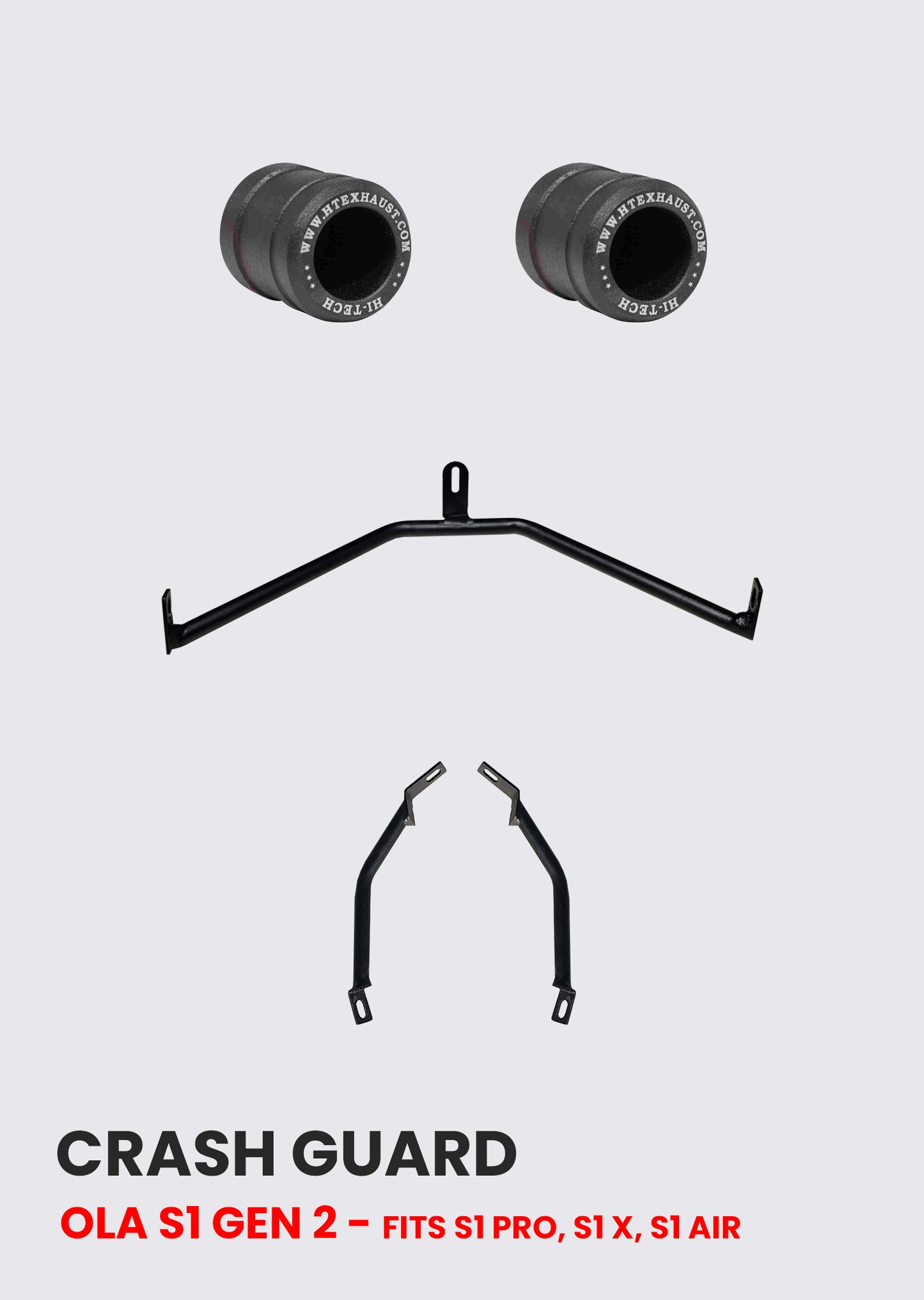 OLA GEN 2 CRASH GUARD FRONT & BACK WITH FOOTREST EV 1001