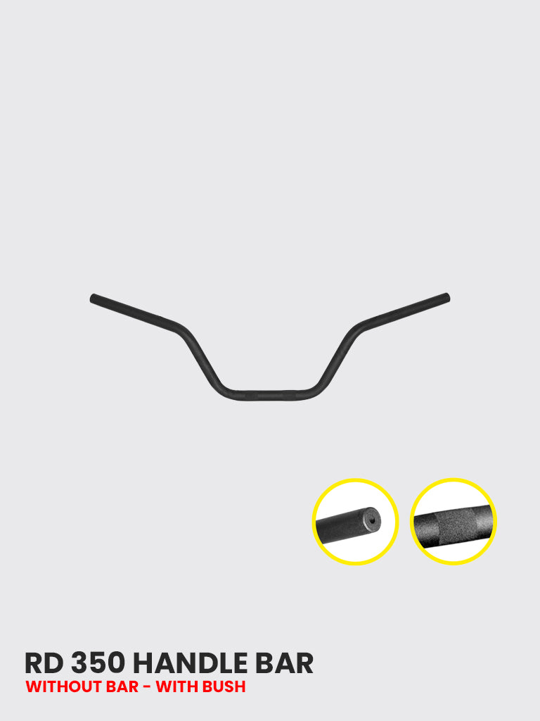 RD350 HANDLE W/O Bar WITH BUSH Black - HB 111B