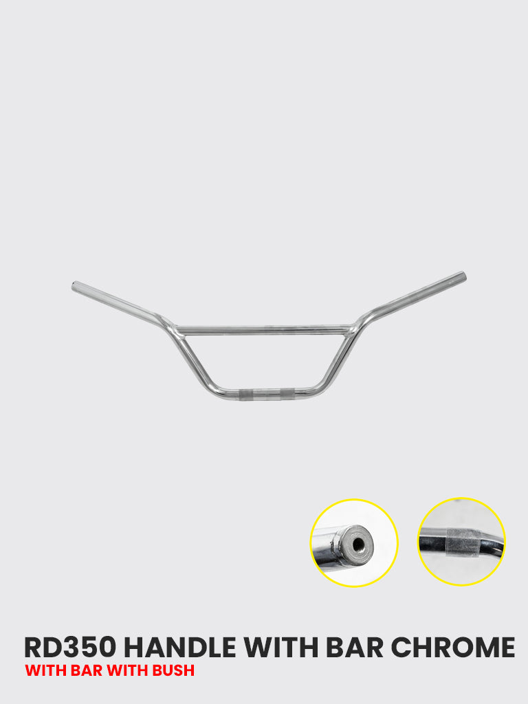 RD350 HANDLE with Bar with bush Chrome - HB 113C