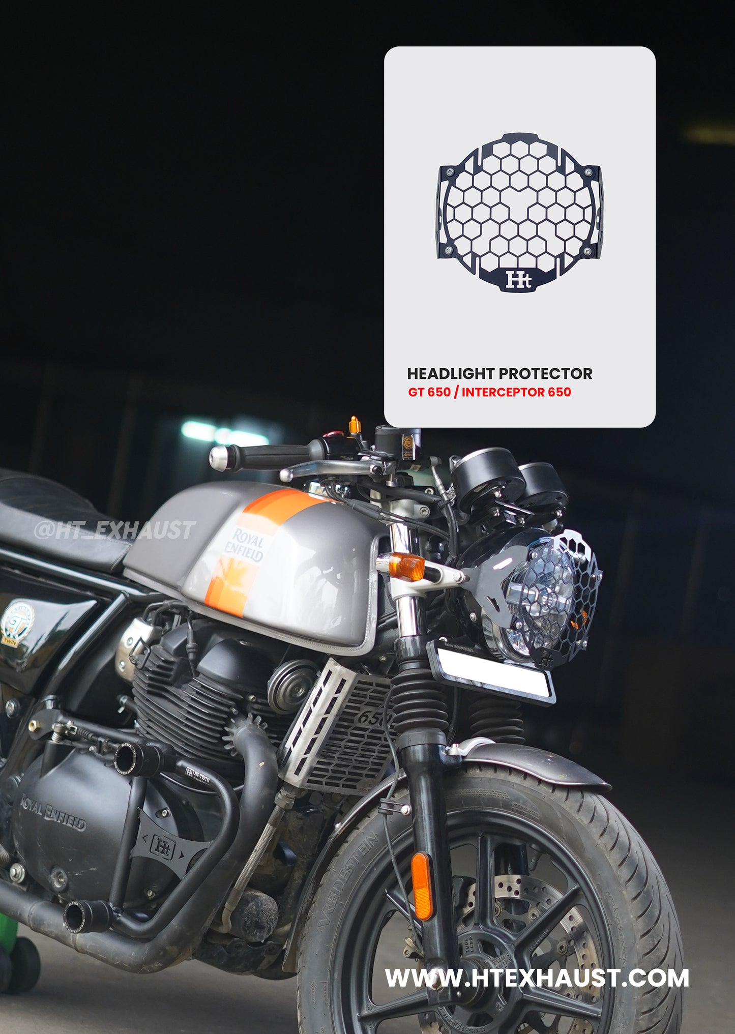 GT 650 / INTERCEPTOR 650 HEADLIGHT GRILL - SB 980