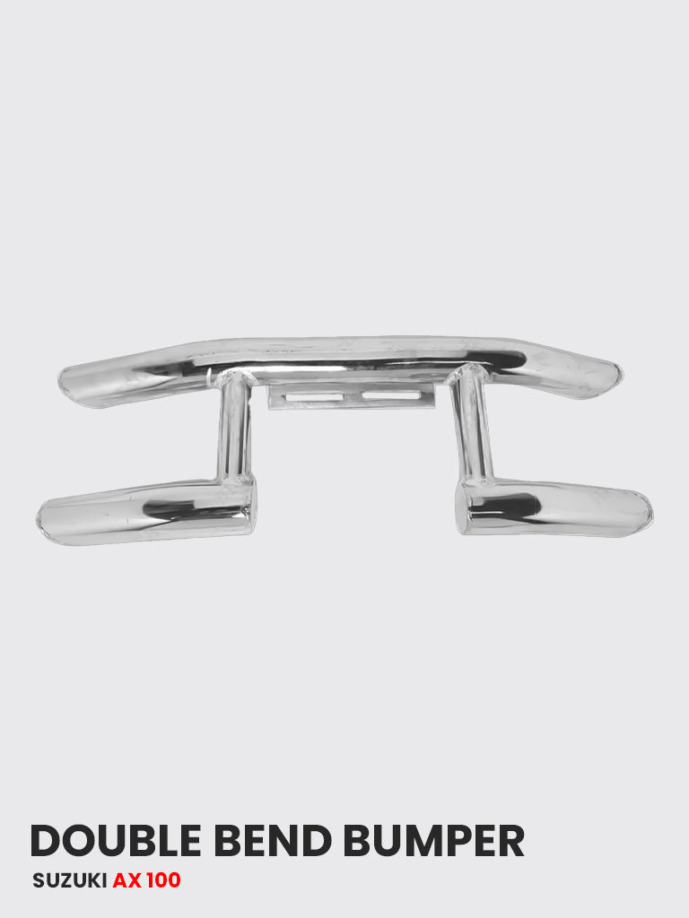 Double Bend Bumper Chrome Bajaj Pulsar 150 & 180 & Rx/Suzuki / HT 002C
