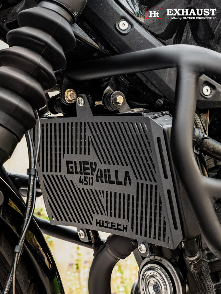RADIATOR GUARD FOR GUERRILA 450 BLACK / RD 939