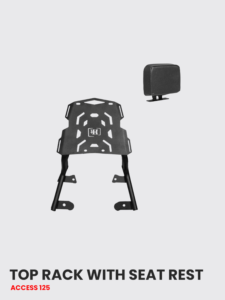 SUZUKI ACCESS 125 TOP RACK WITH SEAT REST HTSC 106
