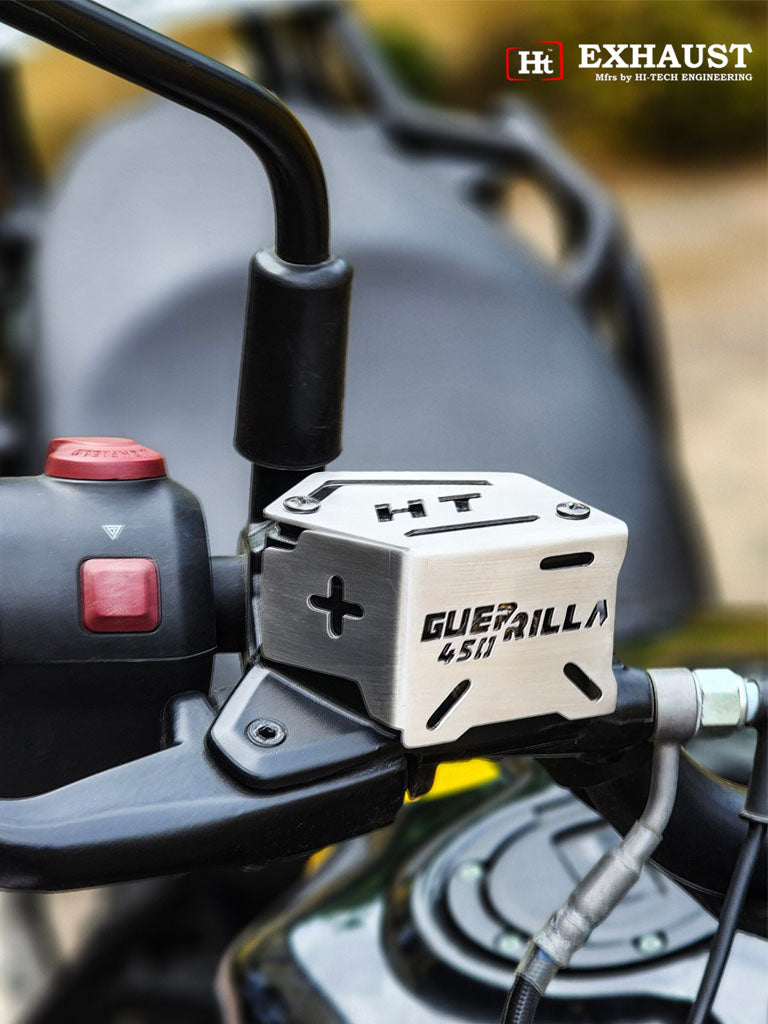 FRONT OIL TANK CAP FOR GUERRILA 450 SS POLISH / FTC 076