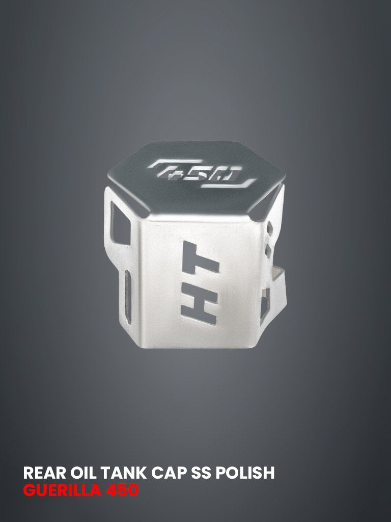 REAR OIL TANK CAP FOR GUERRILA 450 SS POLISH / FTC 078