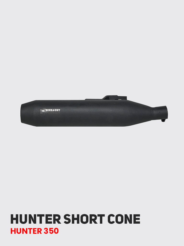 HUNTER 350 SHORT CONE SILENCER BLACK -SB 894