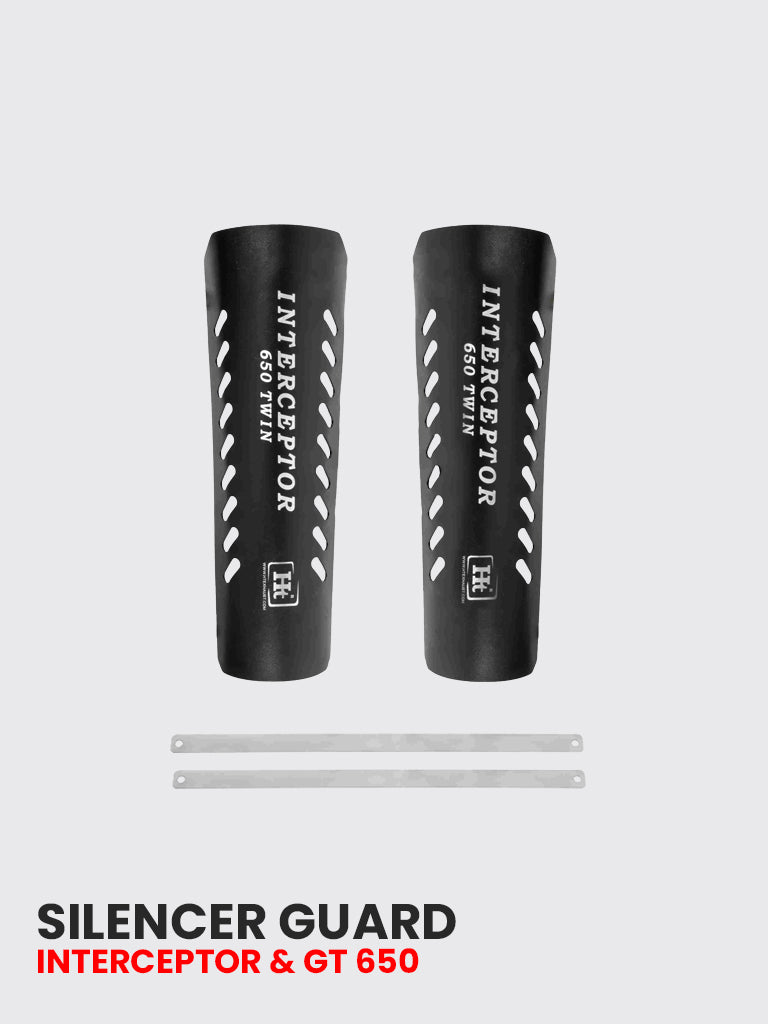 Interceptor Silencer Guard Stainless Steel - Mate Black - IN 302