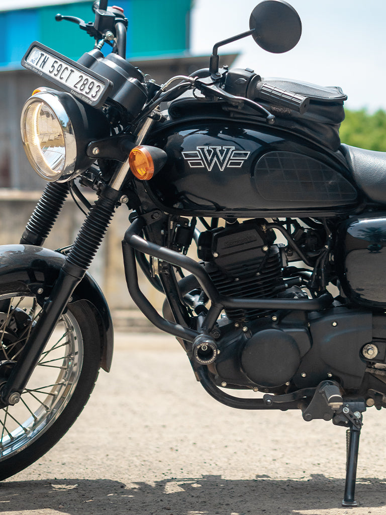 KAWASAKI W 175 CRASH GUARD WITH METAL SLIDER - SB 925