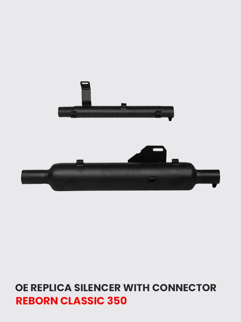 OE REPLICA SILENCER WITH CONNECTOR - SUIT REBORN AND METEOR 350 - RE 201