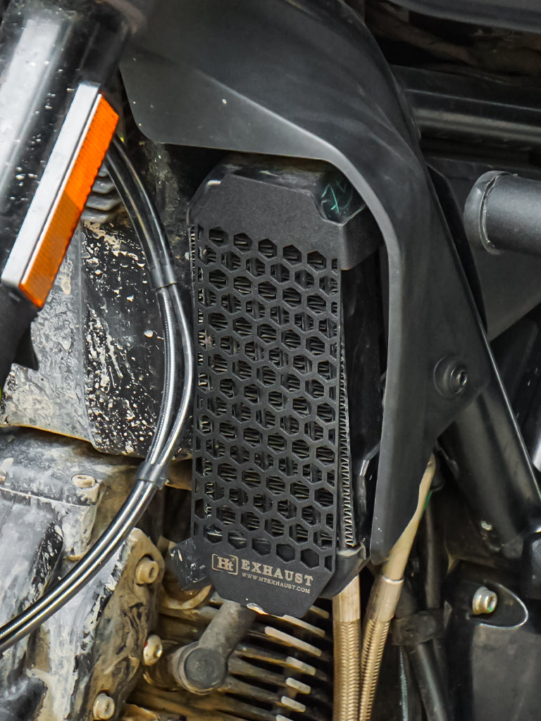 Ducati Scrambler 800 Honey Comb Radiator Guard (Black Matt) - RD 738