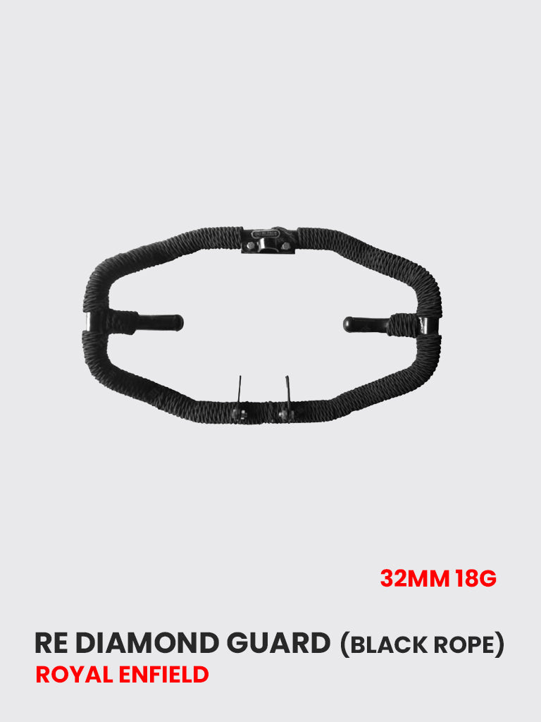 RE Diamond Guard 32mm 18g Black Rope - RE 001BR