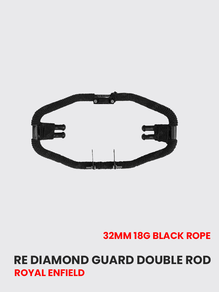 RE Diamond Guard Double Rod 32mm 18g Black Rope - RE 003BR