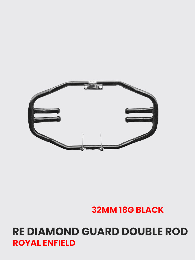 RE Diamond Guard Double Rod 32mm 18g Black - RE 003B