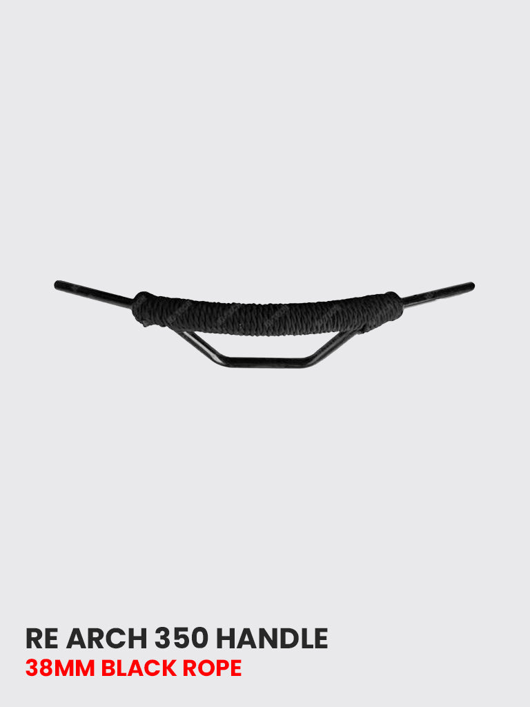 RE Arch 350 Handle 38mm Black with Rope - RE 024BR