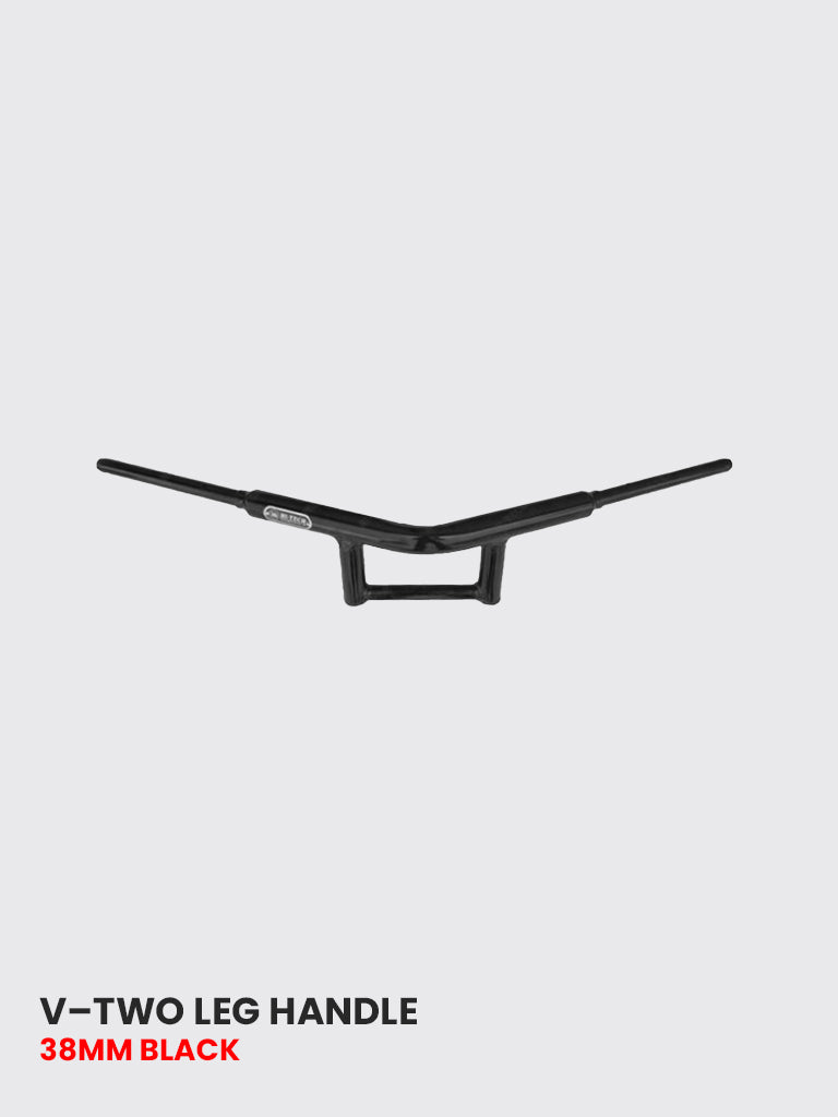 V - Two Leg Handle 38mm Black RE 028B