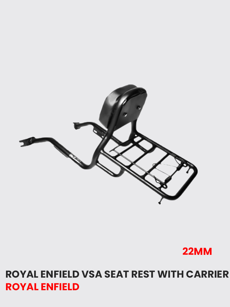 Royal Enfield VSA Seat Rest with Carrier 22mm - RE 047