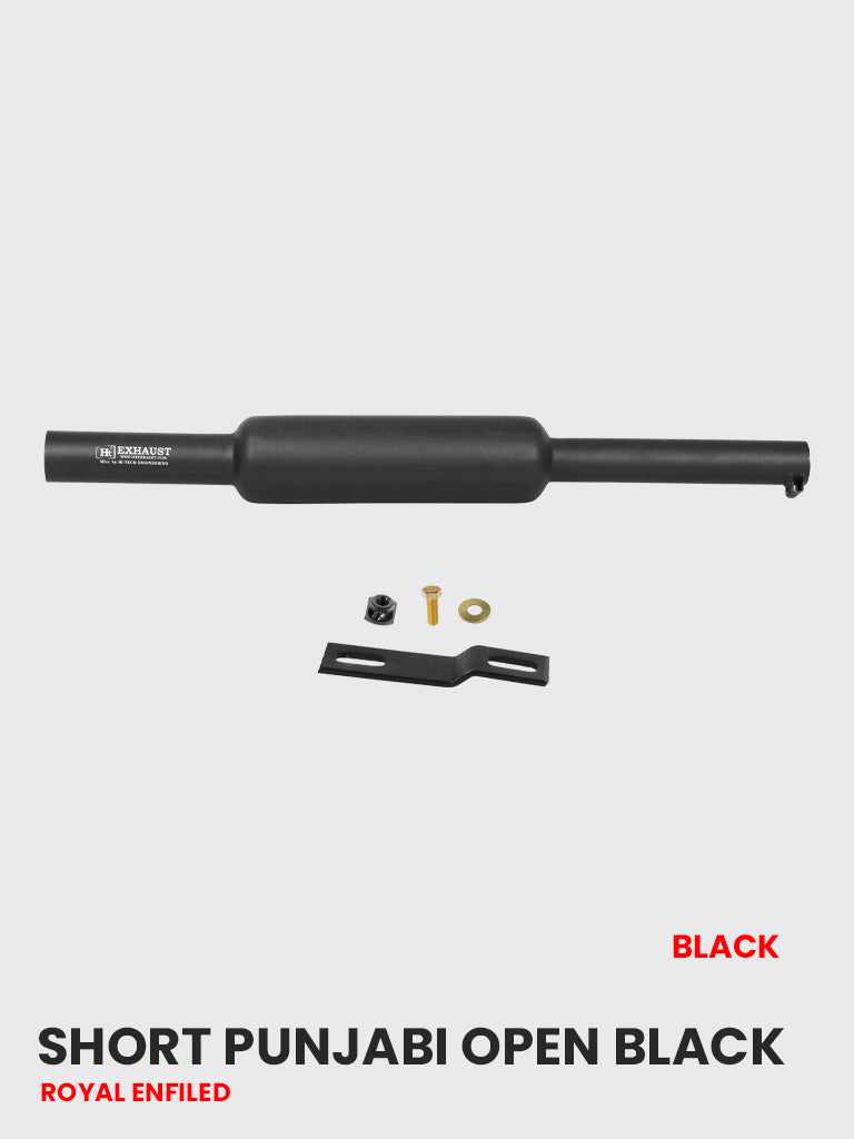 Short Punjabi Open Black -RE 069B