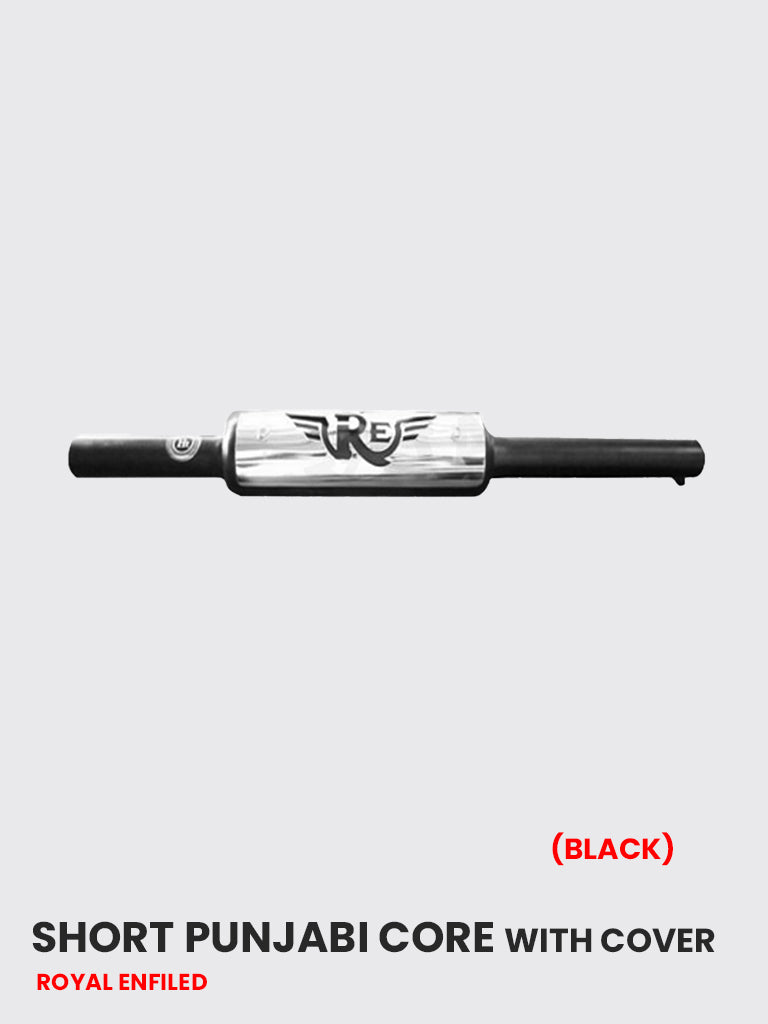 Short Punjabi Core With Cover Shield (Black) - RE 073BC