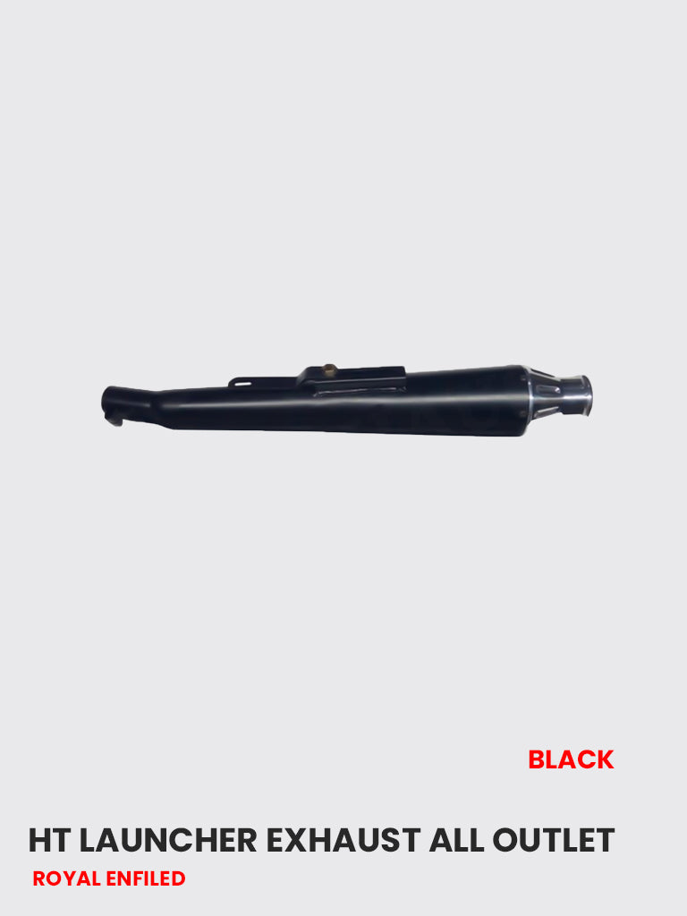 HT Launcher Exhaust All Outlet Black - RE 079B