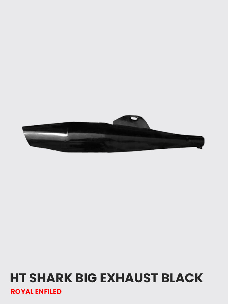 HT Shark Big Exhaust Black - RE 080B