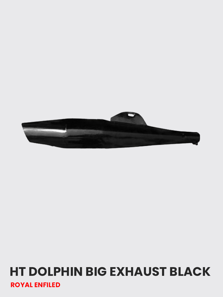 HT Dolphin Big Exhaust Black - RE 081B