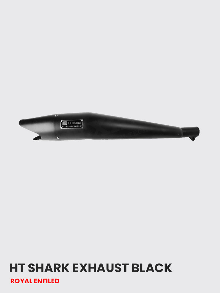 HT Shark Exhaust Black - RE 082B