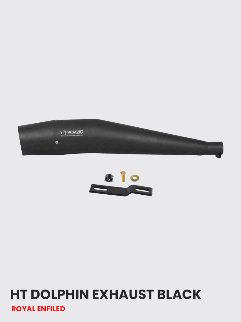 HT Dolphin Exhaust Black - RE 083B