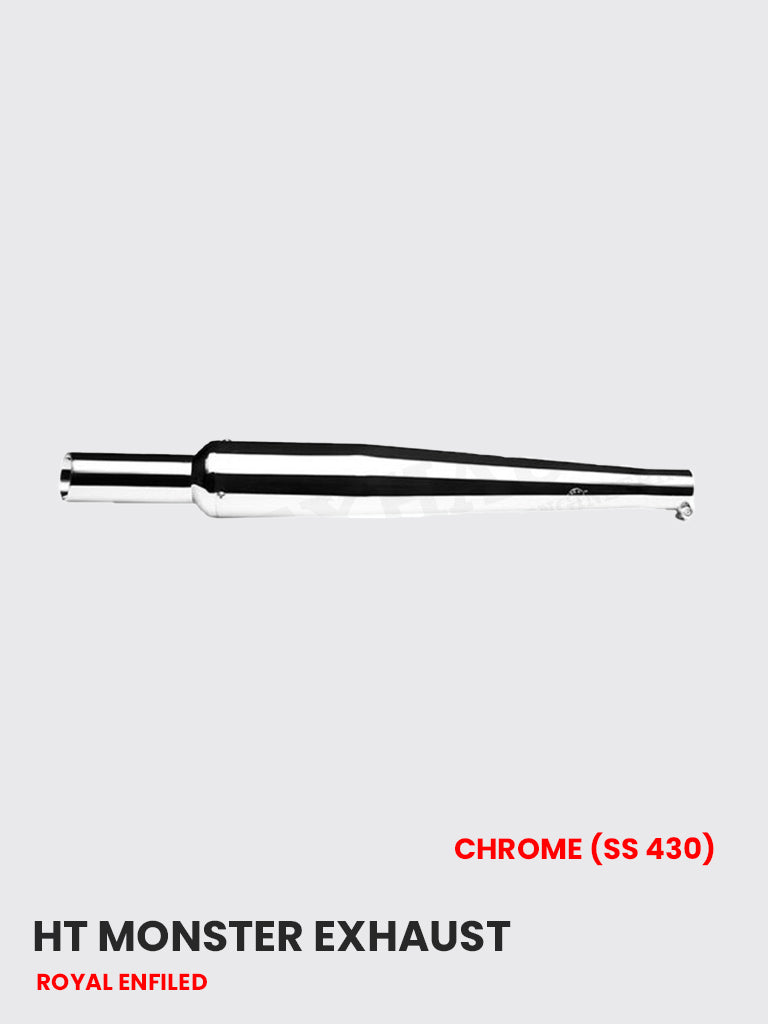 HT Monster Exhaust Chrome (SS 430) - RE 092C