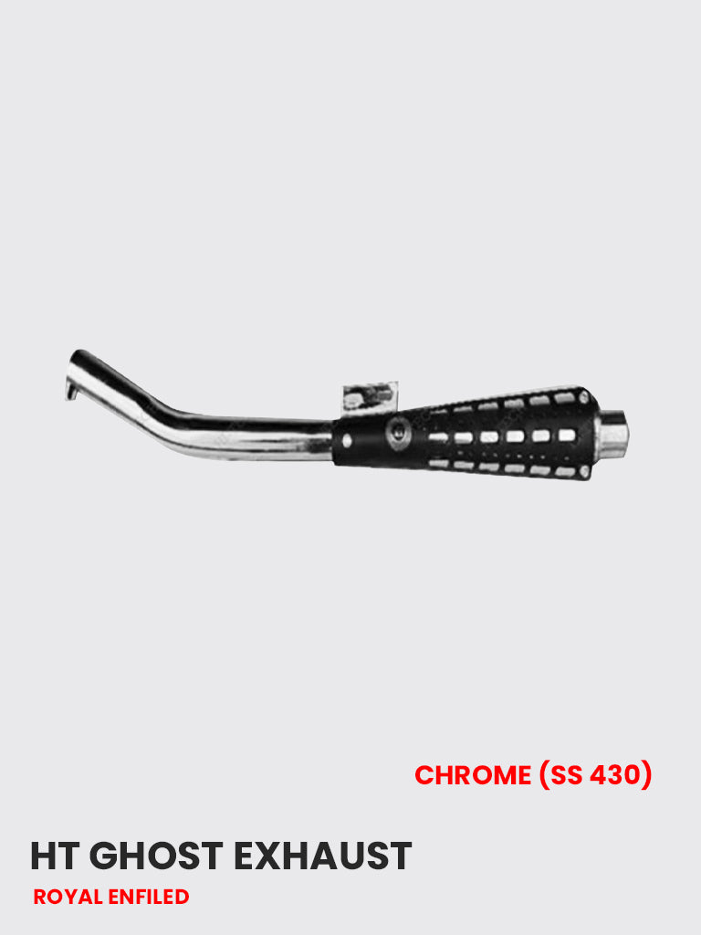 HT Ghost Exhaust Chrome (SS 430) - RE 097C