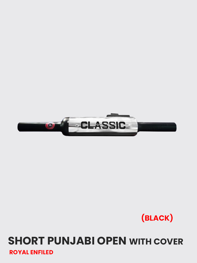 Short Punjabi Open With Cover Shield (Black) RE 134B