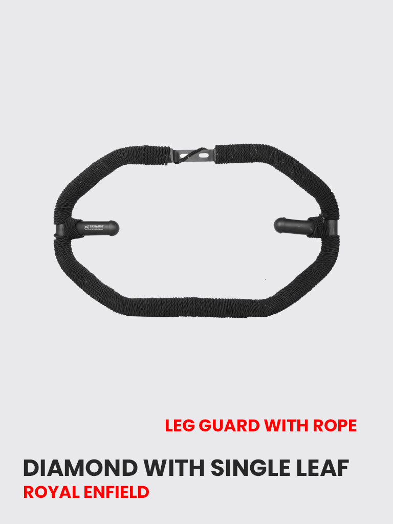 reborn / METEOR 350 DIAMOND WITH Single LEAF leg Guard with Rope- REM 655