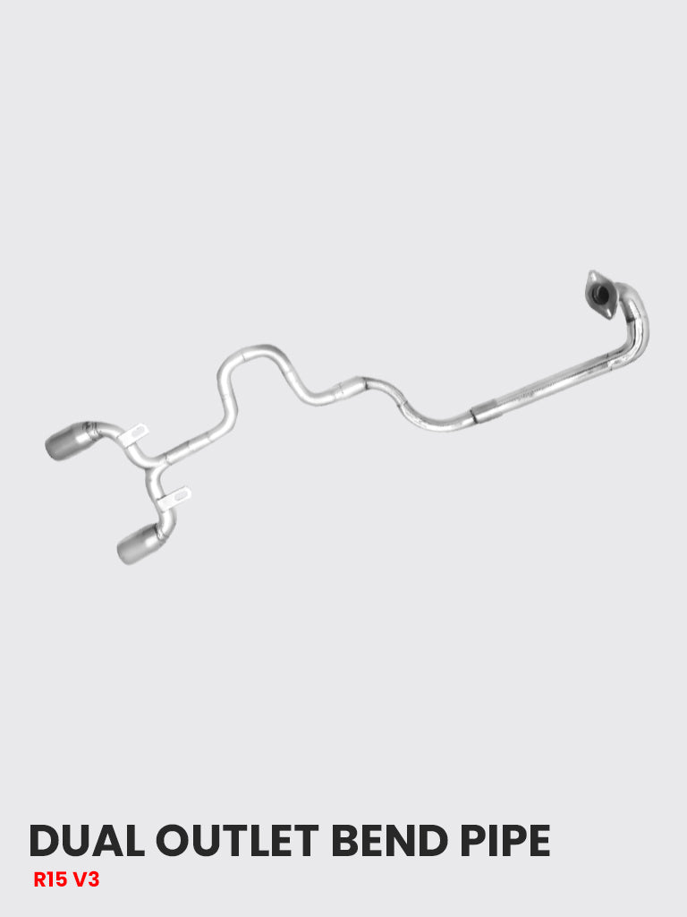 R15 V3 Dual Exhaust System Pipe Stainless Steel ( only bend pipe ) – SB 530