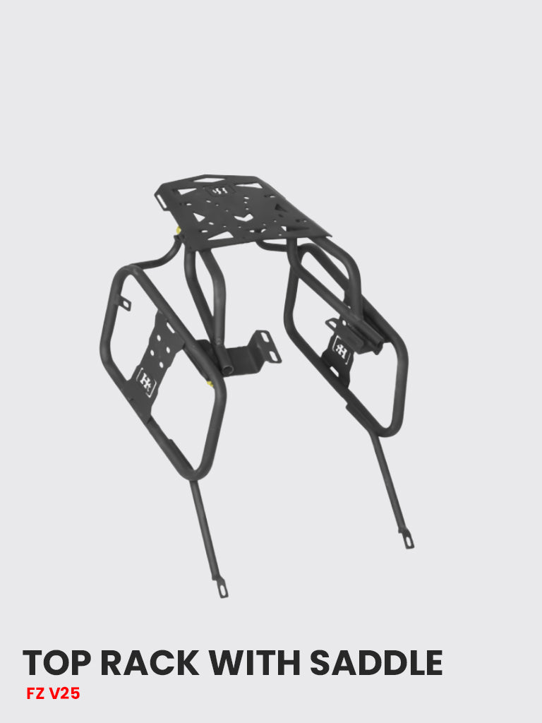 FZ 25 BS6 TOP RACK WITH SADDLE STAY, Suits all top boxes -SB 588