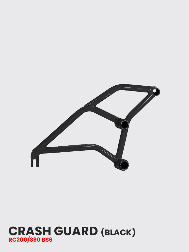 KTM RC 200 & 390 BS6 CRASH GUARD BLACK - SB 622