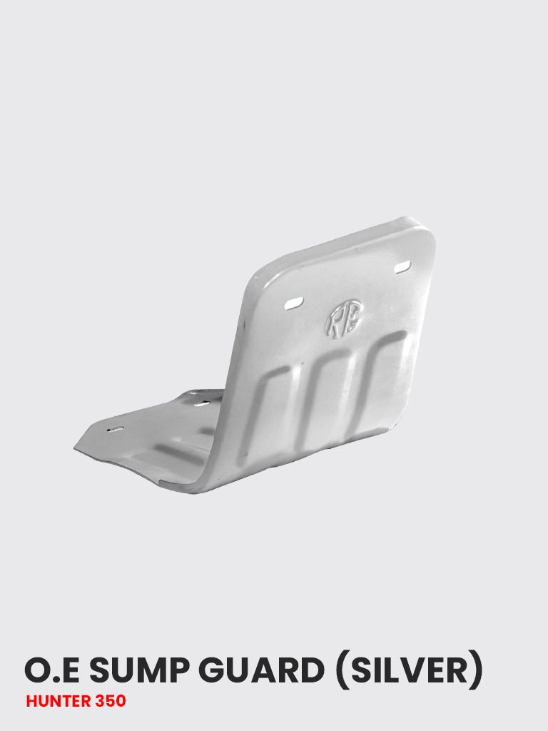 ROYAL ENFIELD HUNTER 350 O E TYPE SUMP GUARD SILVER - SB 731