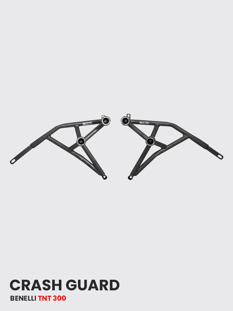 Benelli TNT 300 Crash Guard With Metal Sliders (Black Matt) - SB 816