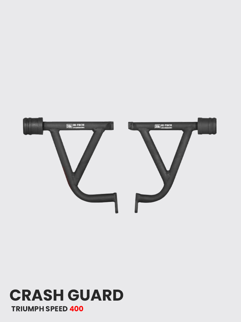 Triumph Speed 400 Crash Guard With 2 Metal Sliders (Black Matt) - SB 829