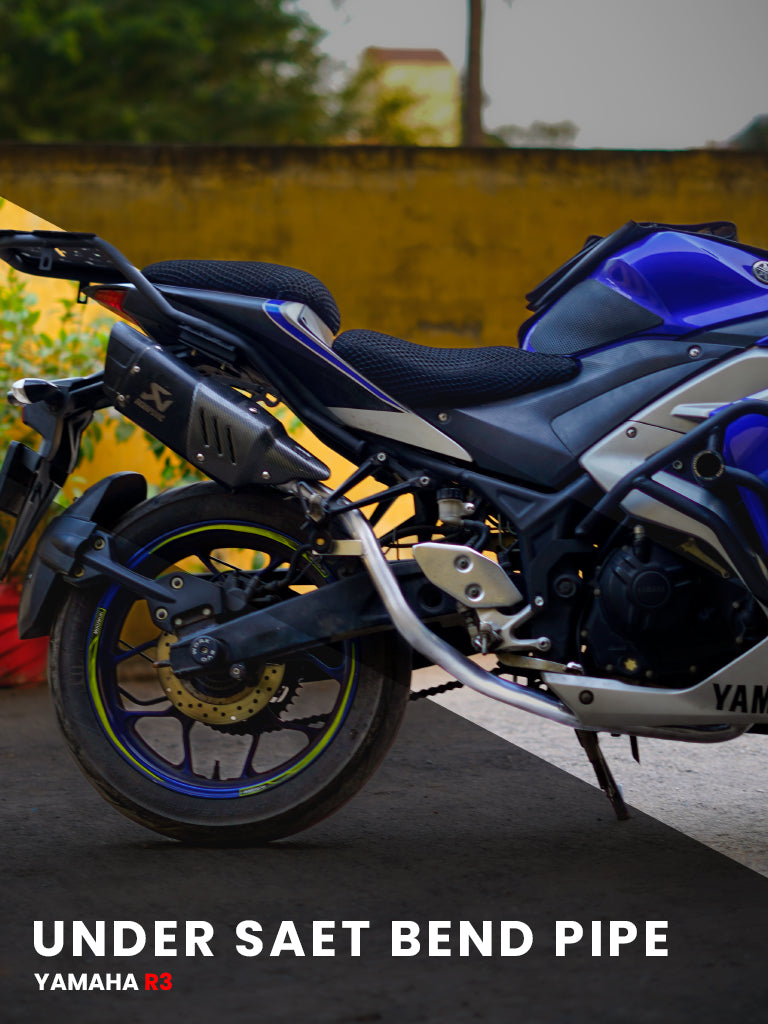 BEND PIPE FULL SYSTEM (UNDER-SEAT) FOR YAMAHA R3 BS4 - SB 987