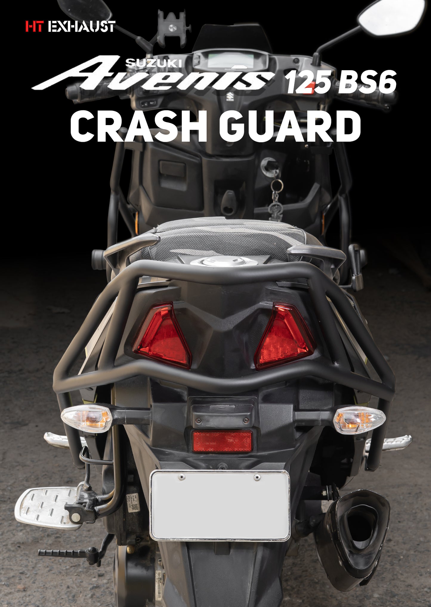 CRASH GUARD 3 IN 1 FOR AVENIS 125 BS6 SB 1009