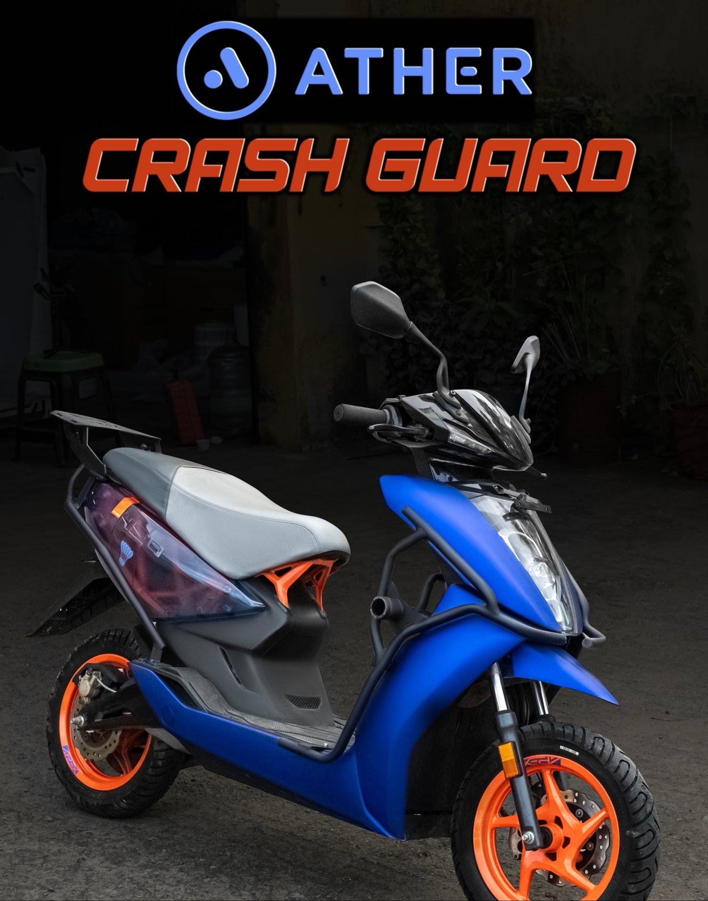 CRASH GUARD WITH SLIDER FRONT + BACK FOR AETHER 450 / SB 1054