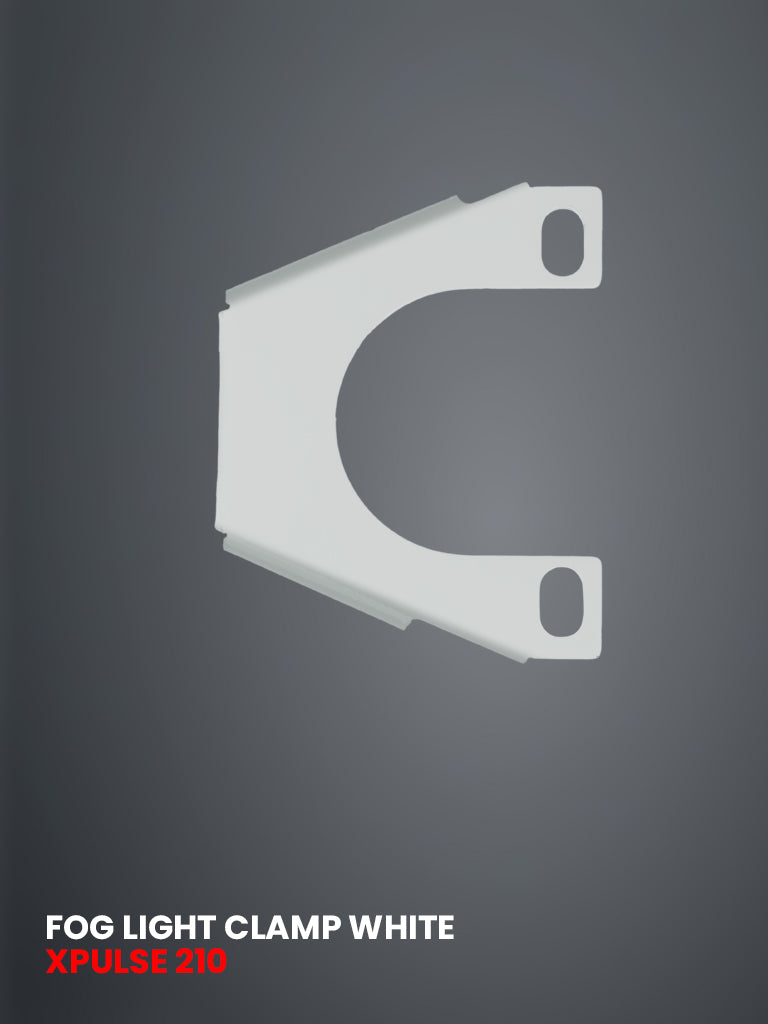 FRONT FORK FOG LIGHT CLAMP WHITE FOR XPULSE 210 2025 / SB 1049-WHITE