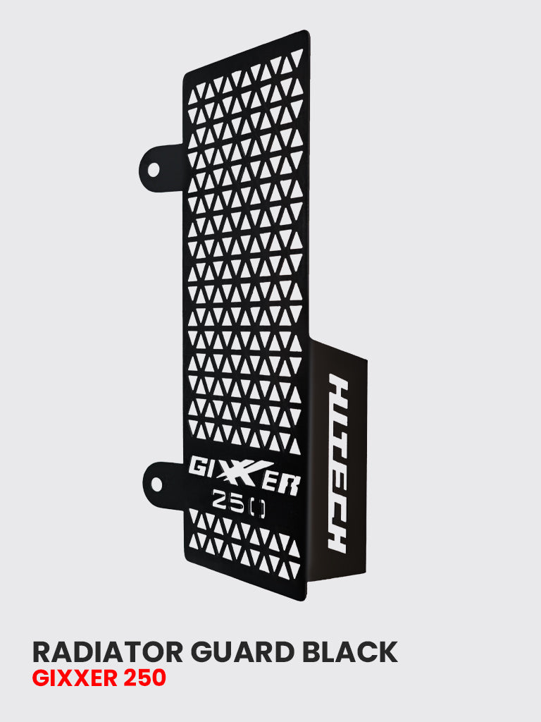 RADIATOR GUARD FOR GIXXER NAKED 250 BS6 BLACK / RD 937