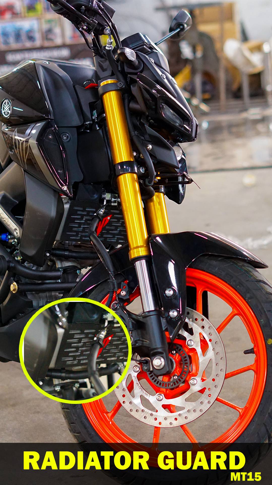 YAMAHA MT 15 RADIATOR GUARD - RD 907