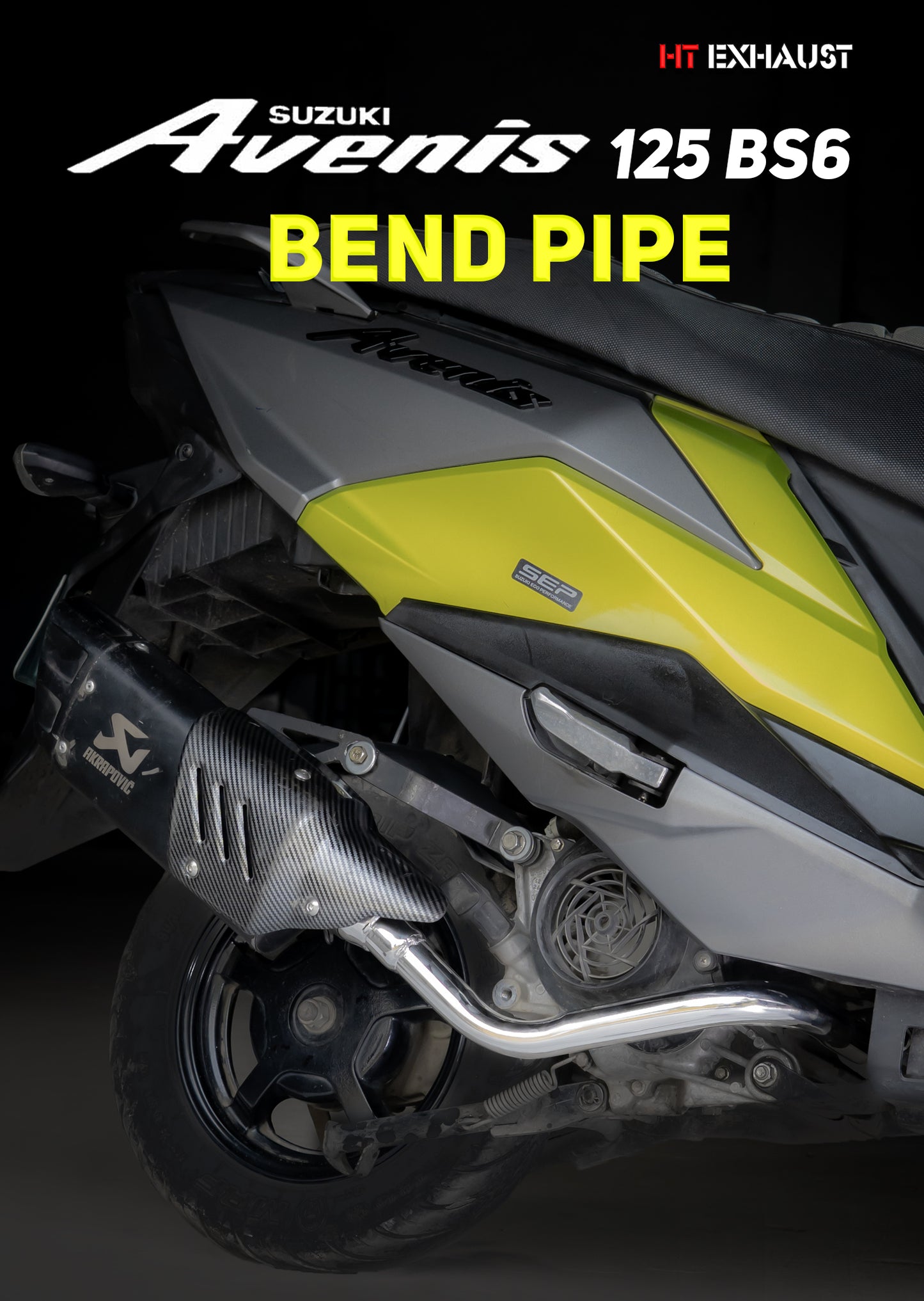 BEND PIPE FOR AVENIS 125 BS6 SB 1012