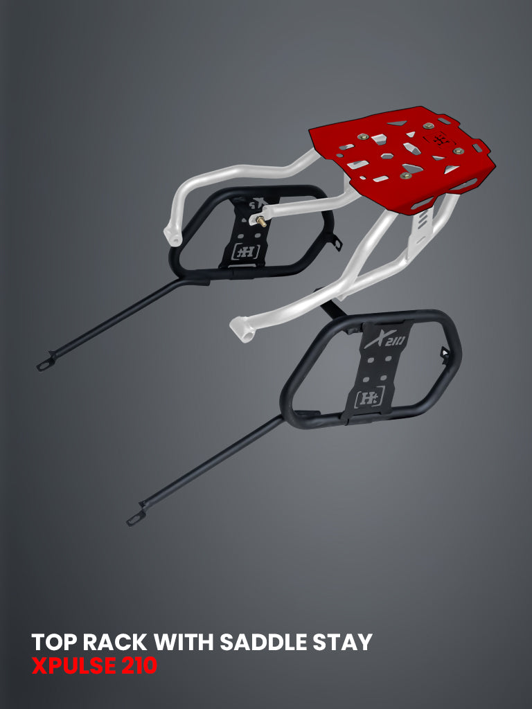 TOPRACK WITH SADDLE RED FOR XPULSE 210 2025 / SB 1041-RED