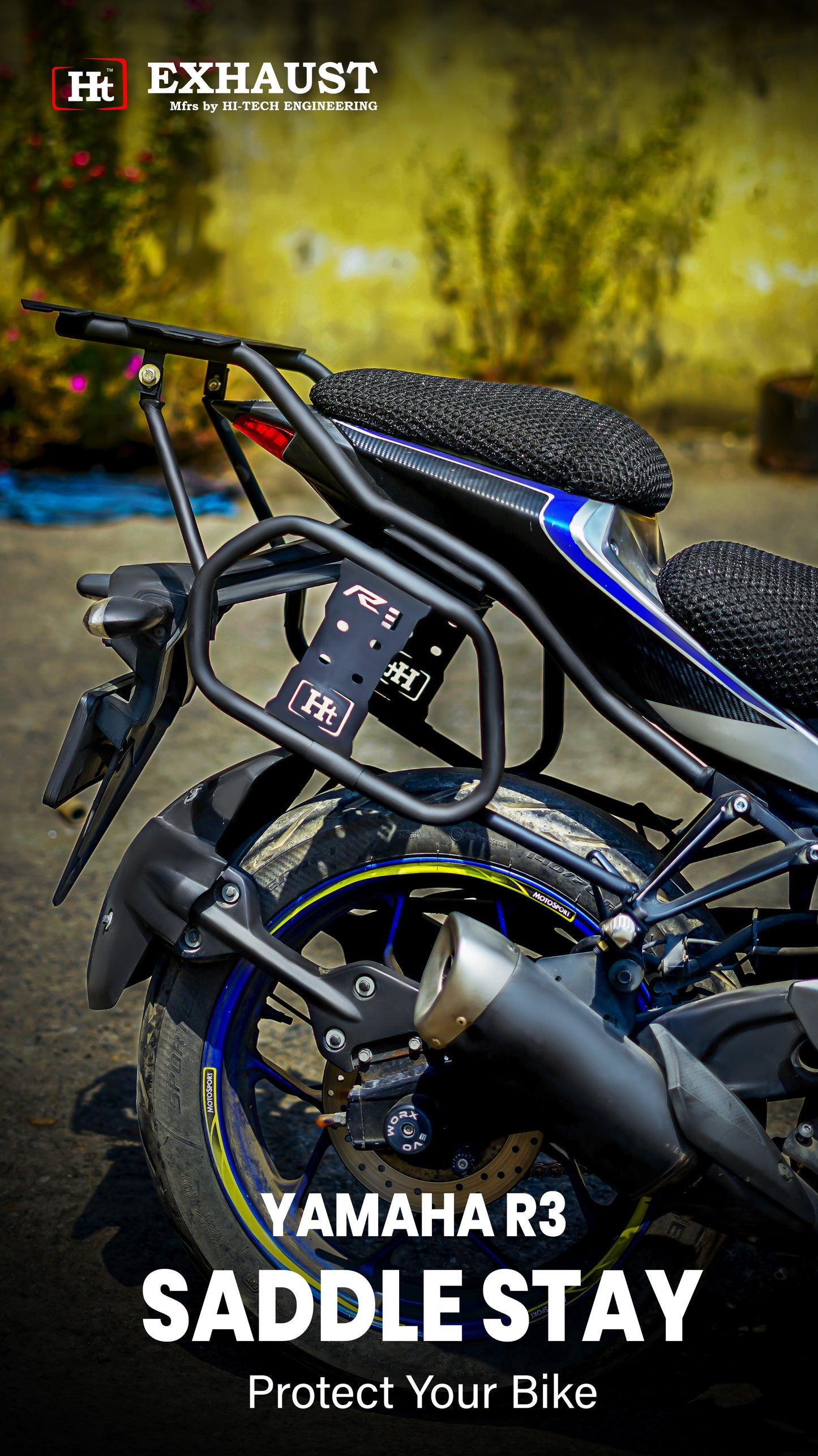 TOPRACK WITH SADDLE FOR YAMAHA R3 BS4 - SB 985