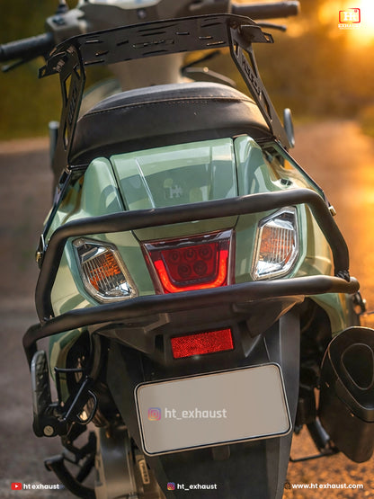 SUZUKI ACCESS 2026 CRASH GUARD 3 IN 1 WITH FOOT REST / HTSC 149