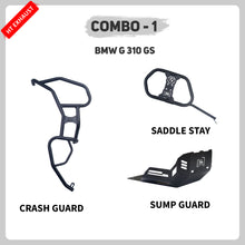 COMBO 1 BMW G 310 GS CRASH GUARD + SADDLE + SUMP GUARD