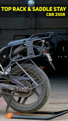 TOP RACK HEAVY FOR HONDA CBR 250R BLACK MATT – SB 743