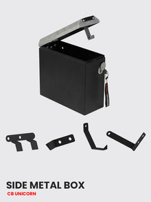SIDE METAL BOX FOR CB UNICORN - HTEXHAUST - BOX 103